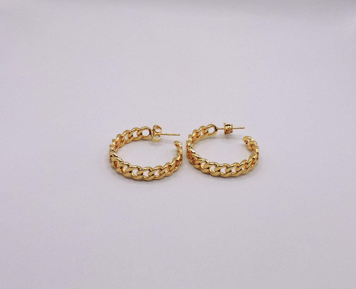 Goldfille Chain Hoop Earring