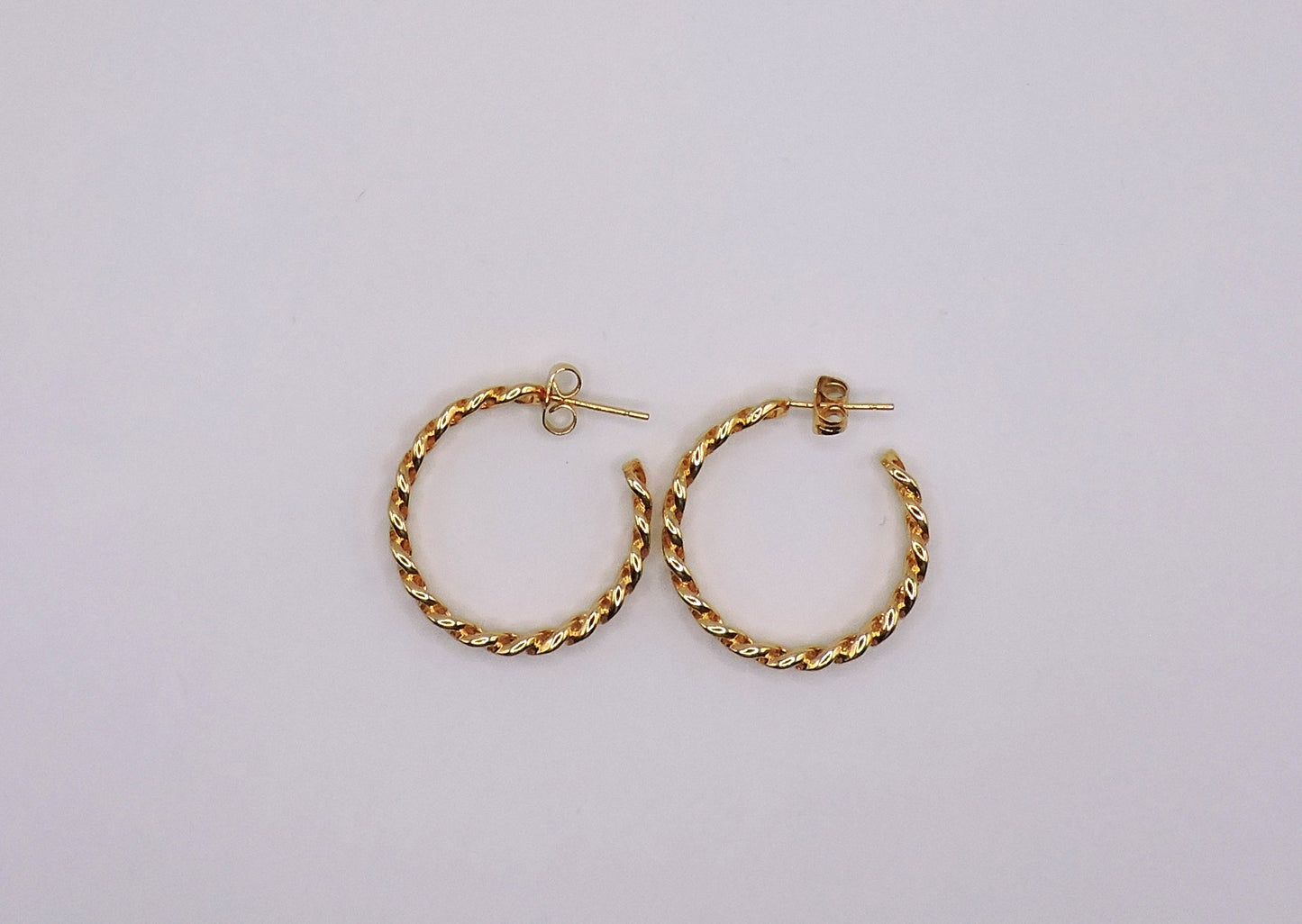 Goldfille Chain Hoop Earring