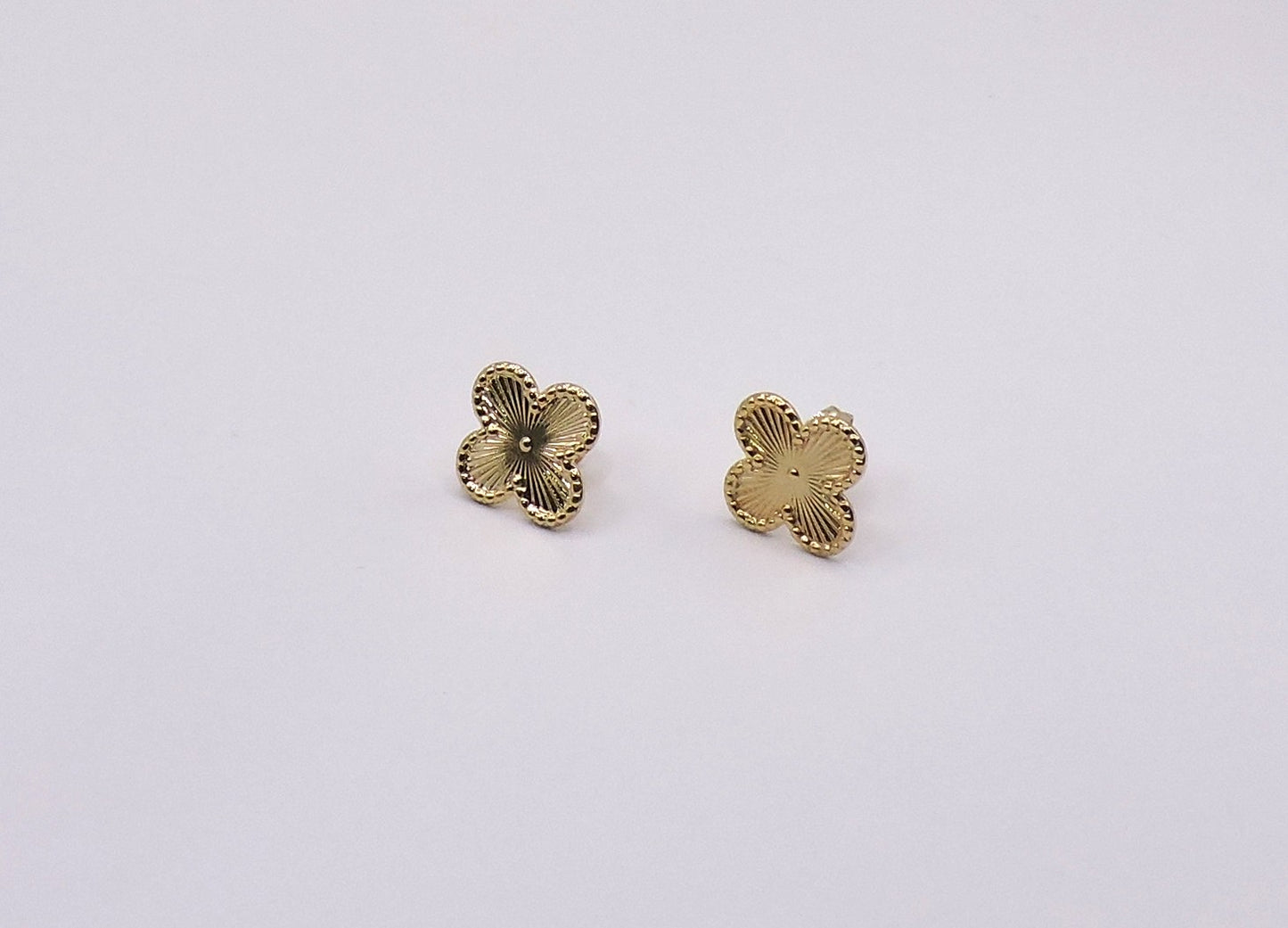 Gold Filled Clover Earring