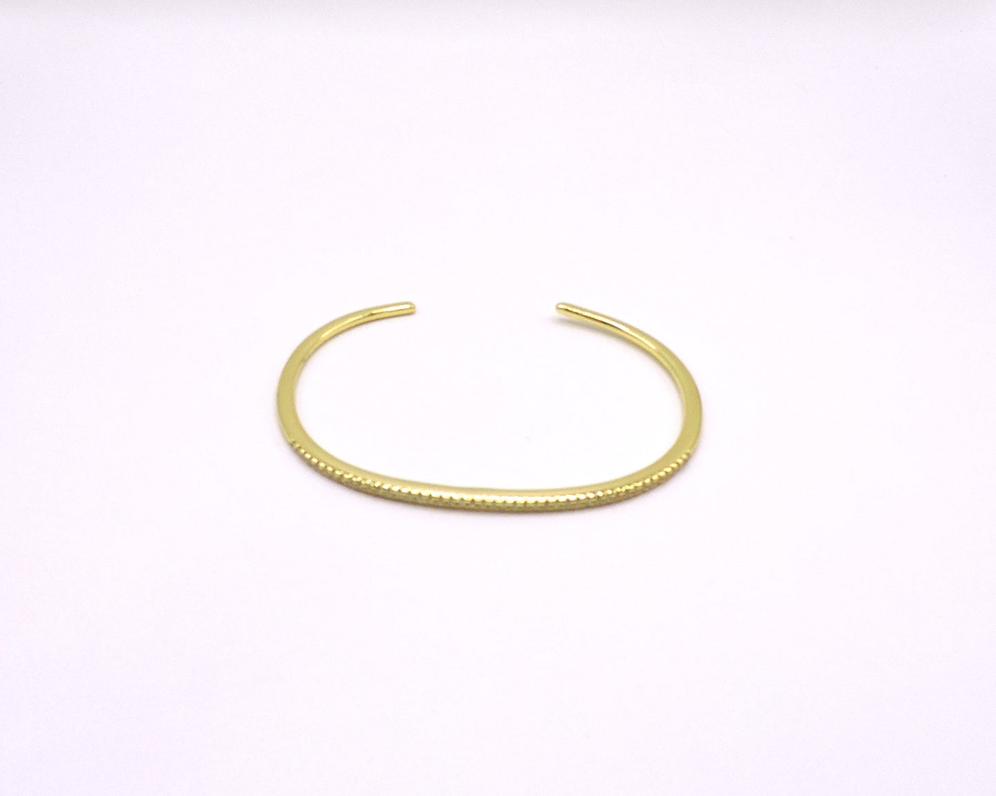 Open micropave bracelet in Goldfilled
