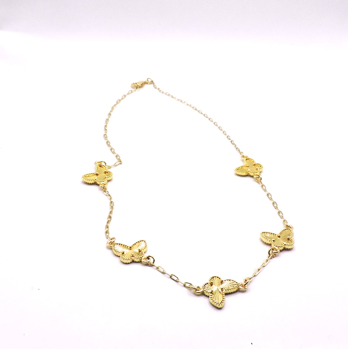 Gold Filled Butterfly Necklace