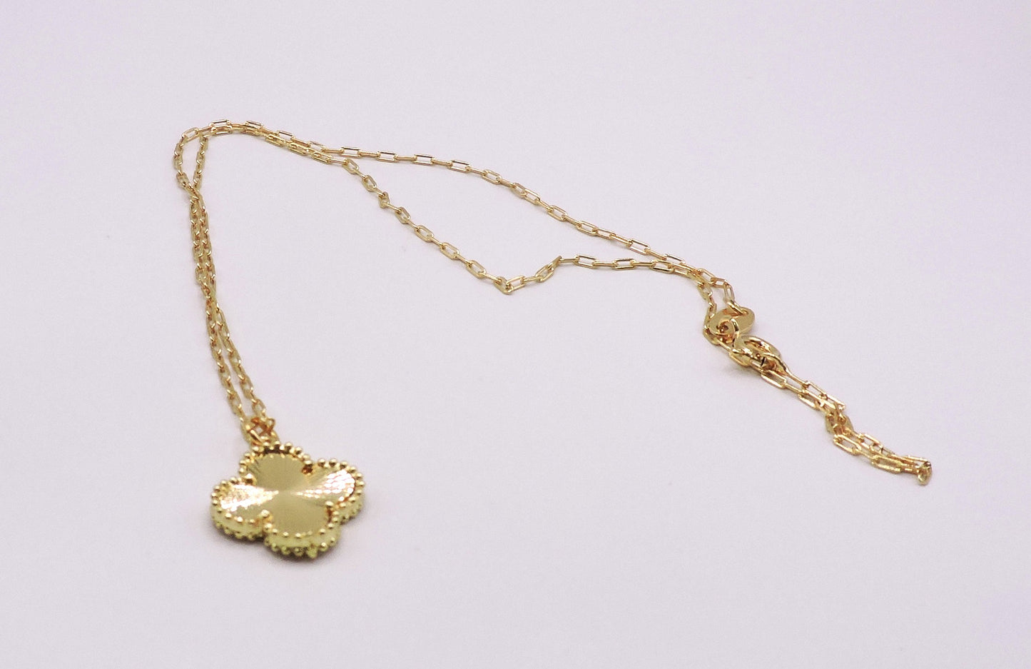 Gold Clover Necklace in Goldfilled