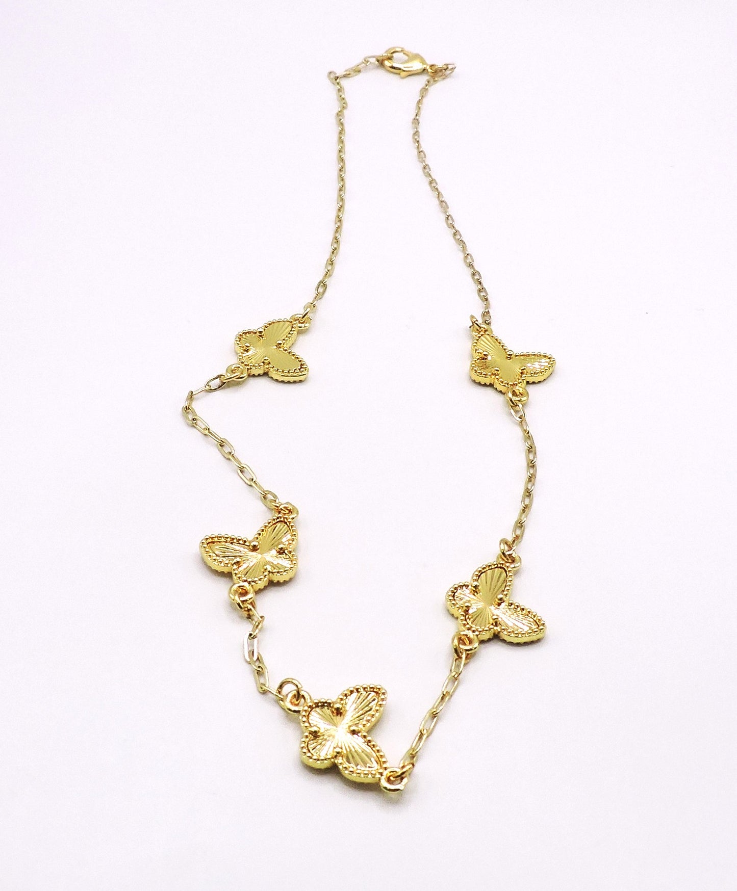 Gold Filled Butterfly Necklace