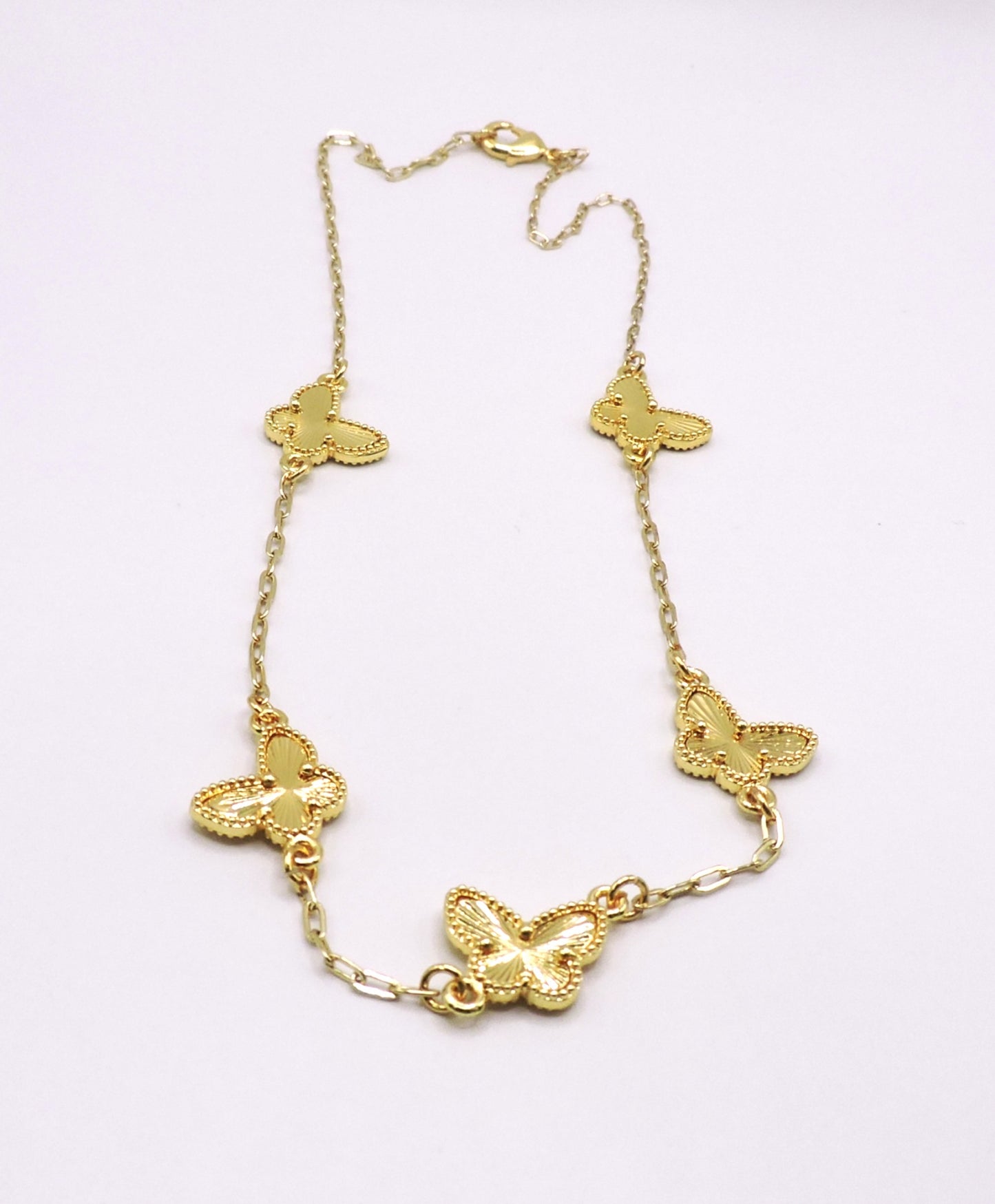 Gold Filled Butterfly Necklace
