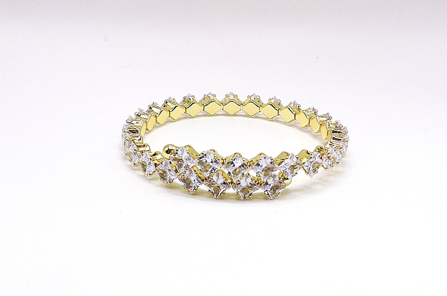 Adjustable Zircon Bracelet Goldfilled