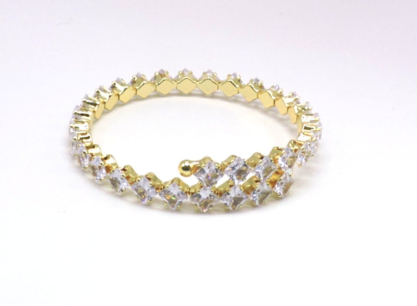 Adjustable Zircon Bracelet Goldfilled