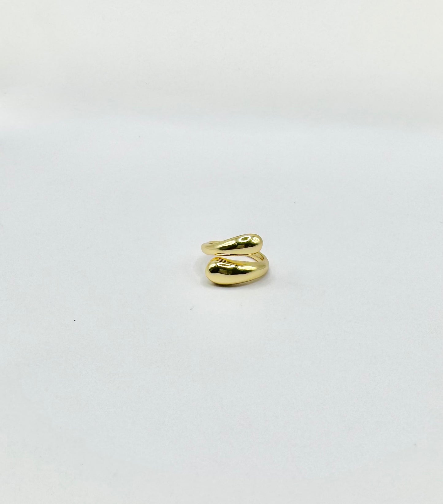 Gold Filled Two Teardrop Ring