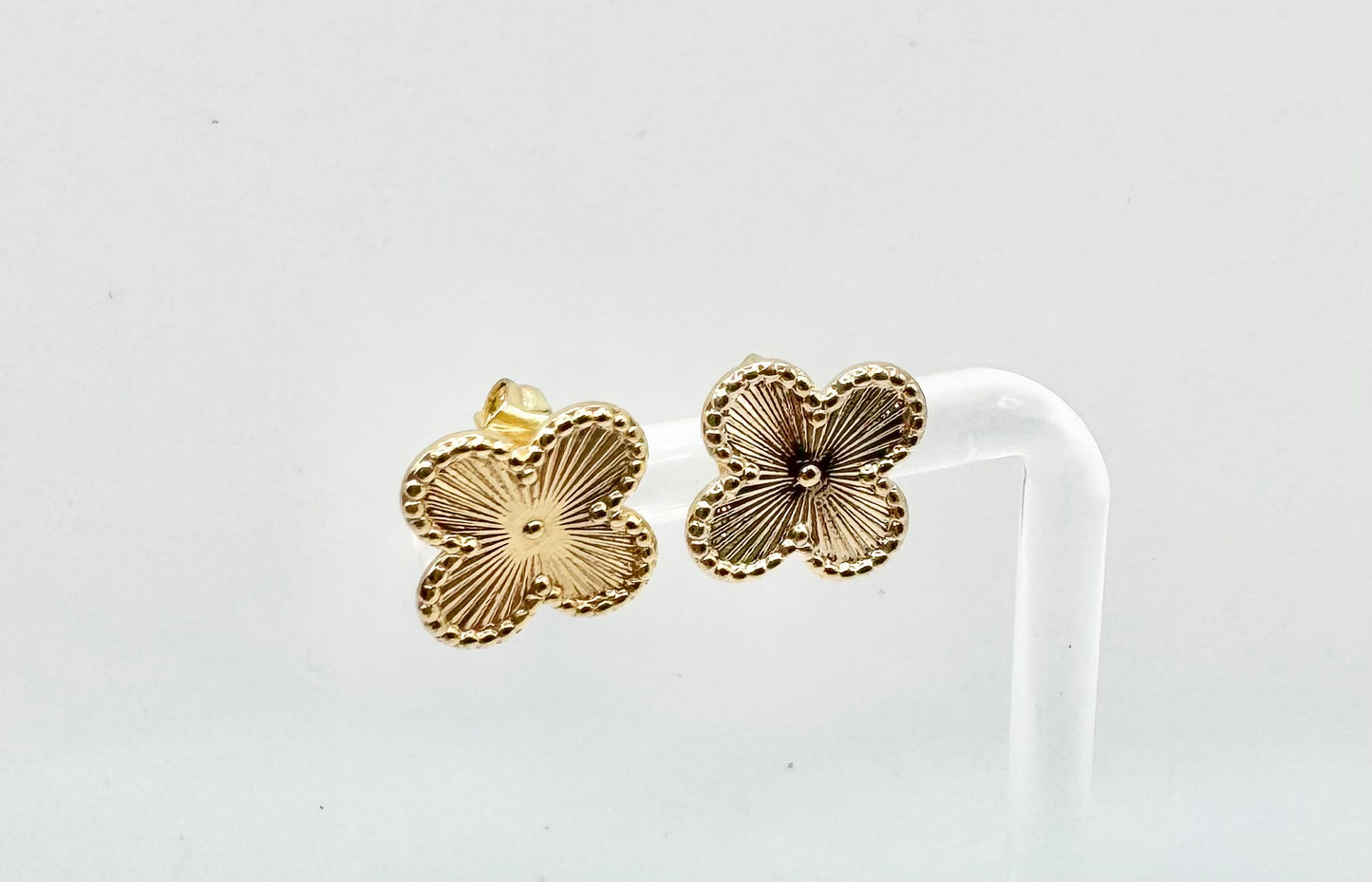 Gold Filled Clover Earring