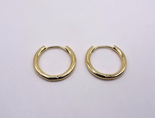 Gold-filled hoop earring