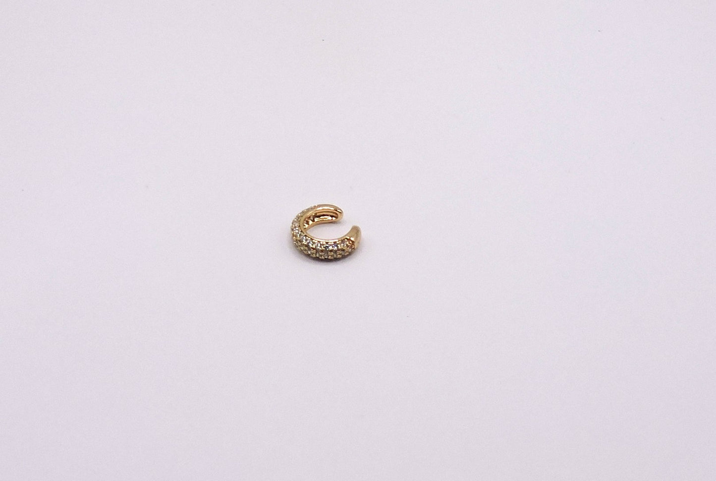 Micropave Side Hoop in Gold Filled