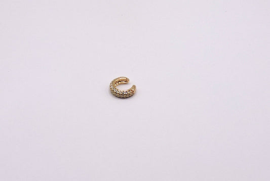 Micropave Side Hoop in Gold Filled