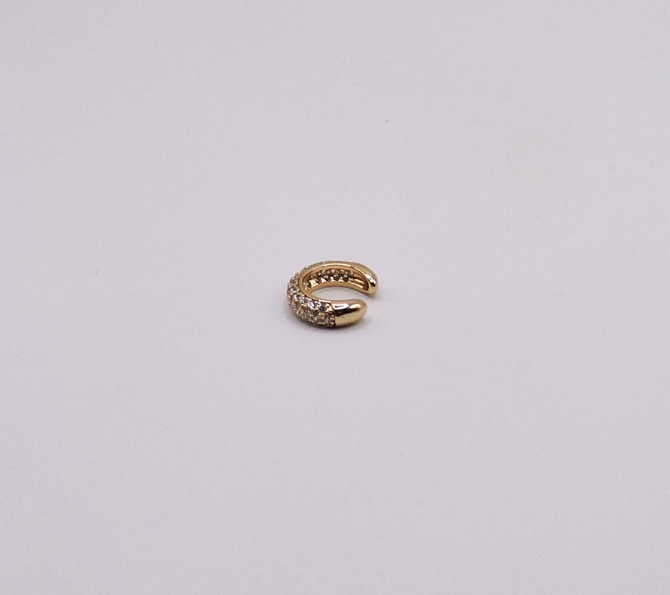 Micropave Side Hoop in Gold Filled