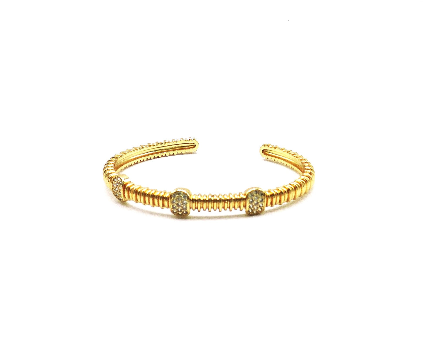 Goldfilled Bracelet with Micropave