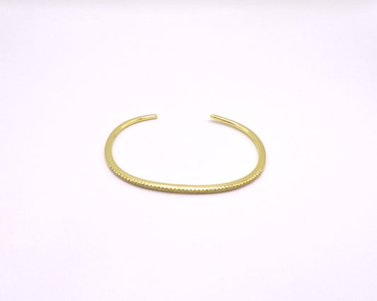 Open micropave bracelet in Goldfilled