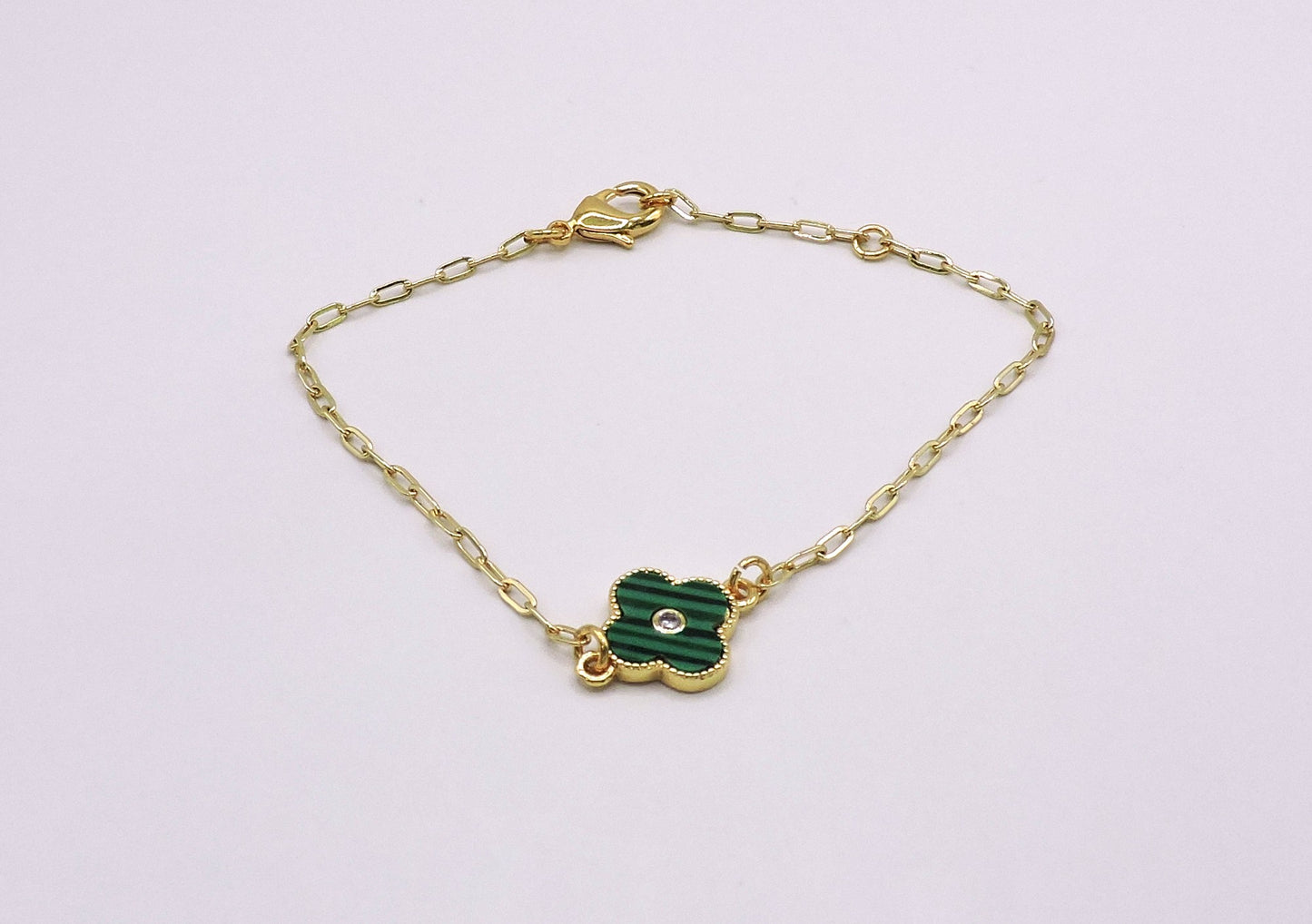 Goldfilled Bracelet with a Clover