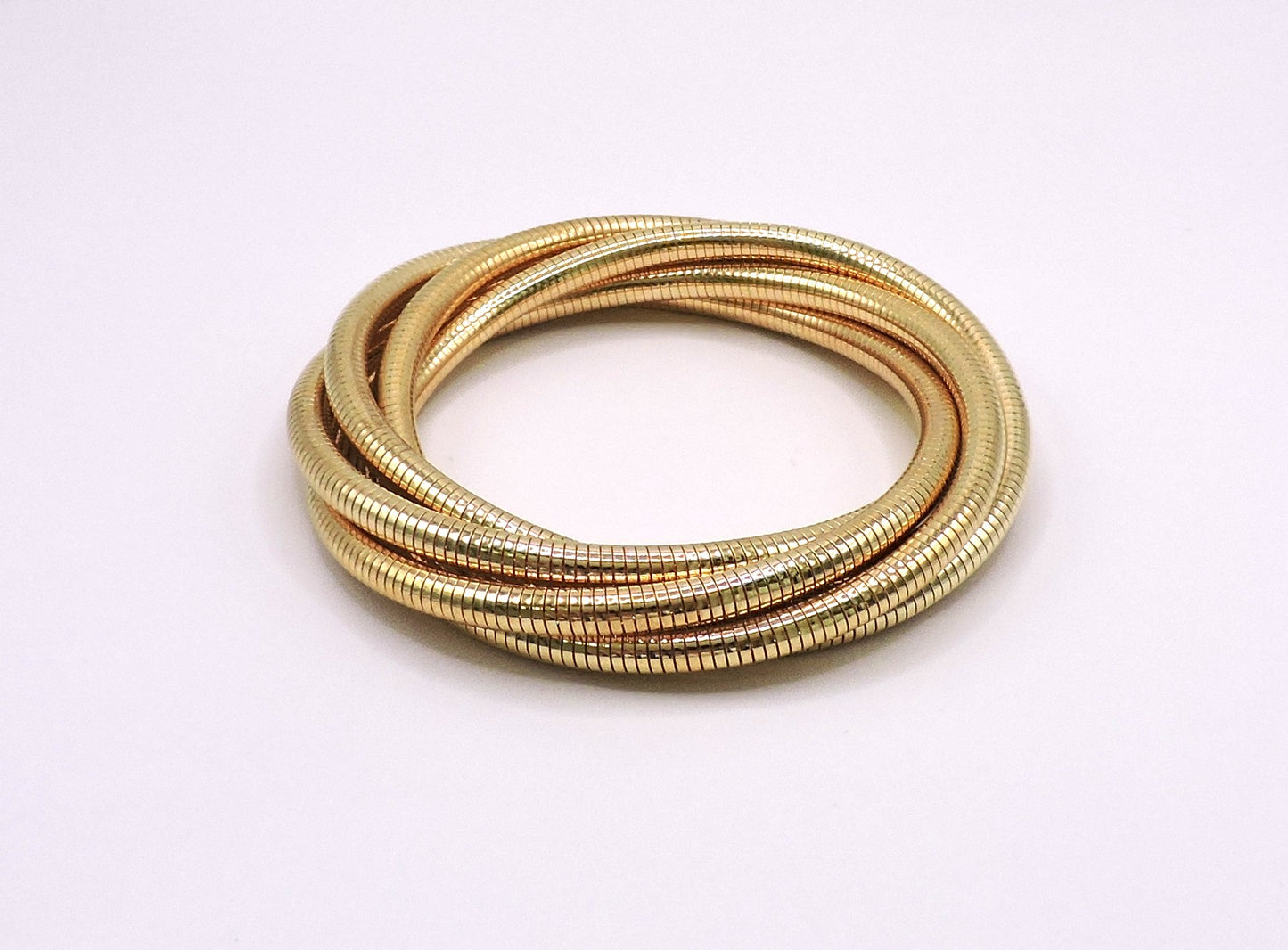Multi-Strand Gold Filled Elastic Bracelet