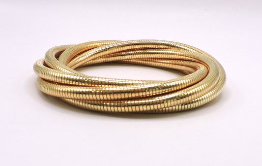 Multi-Strand Gold Filled Elastic Bracelet