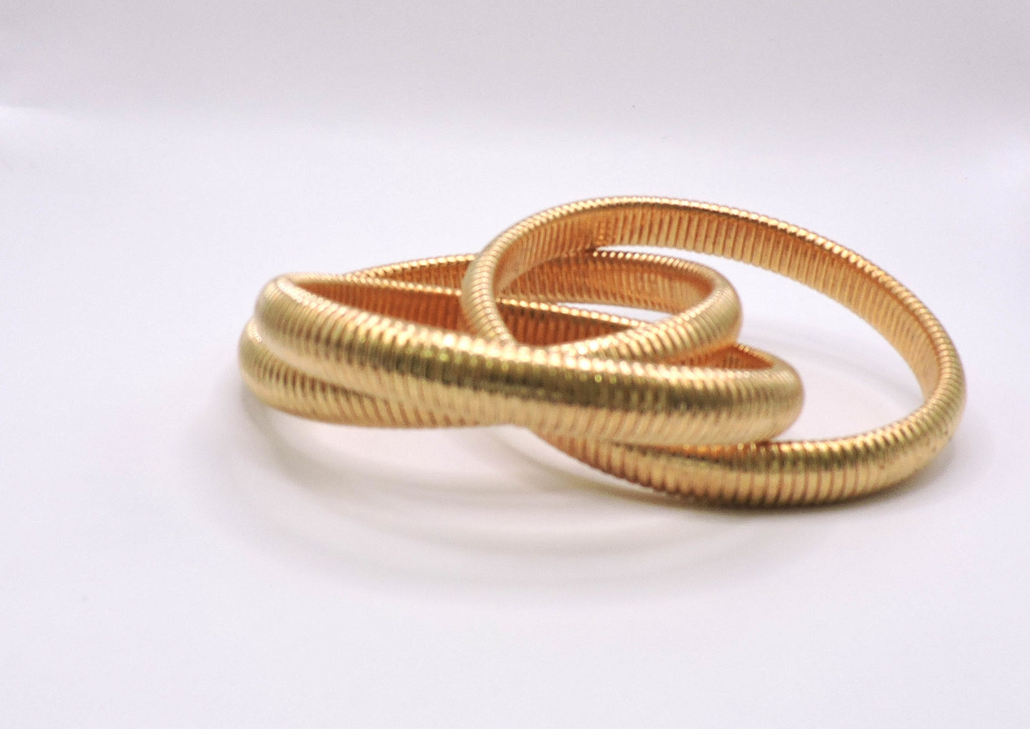 Triple Elastic Bracelet Gold Filled