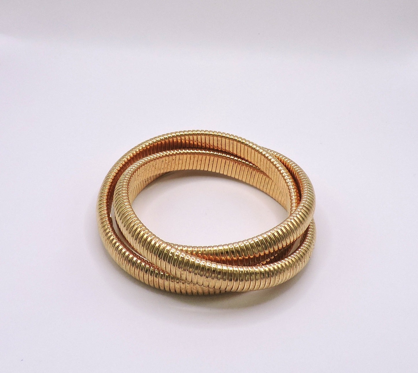 Triple Elastic Bracelet Gold Filled
