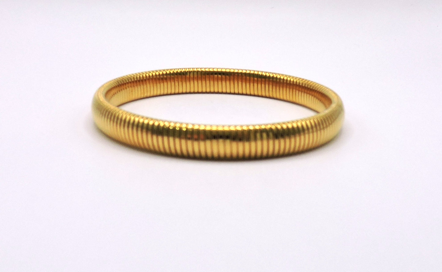 Thin elastic bracelet in gold-filled