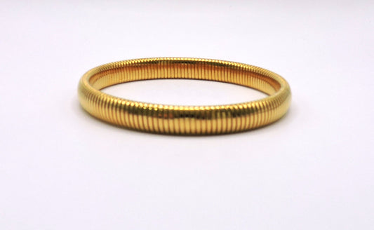 Thin elastic bracelet in gold-filled