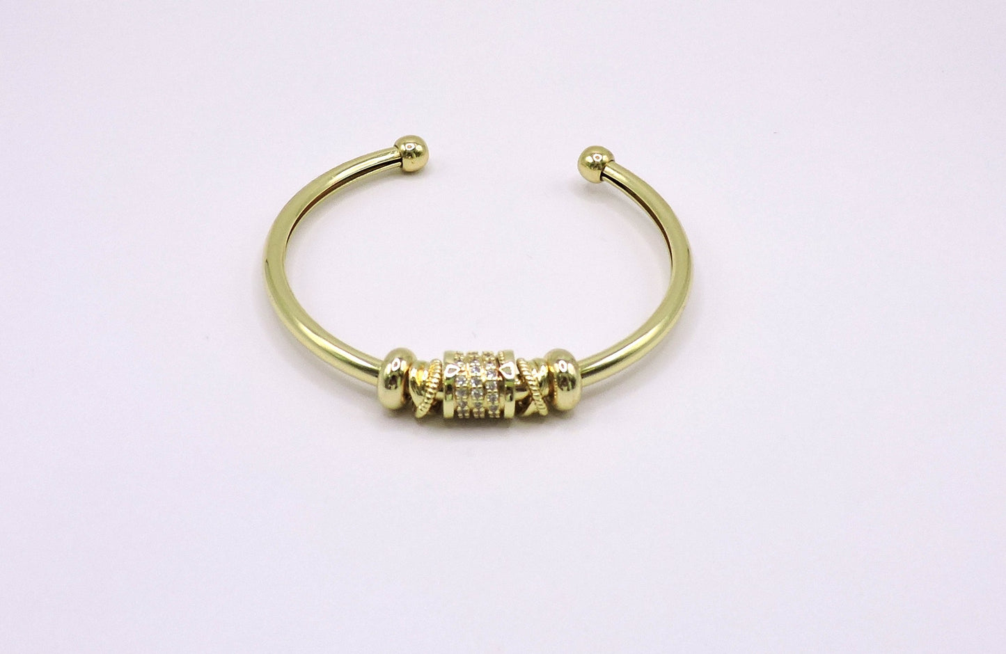 Goldfilled Bracelet with Zircons
