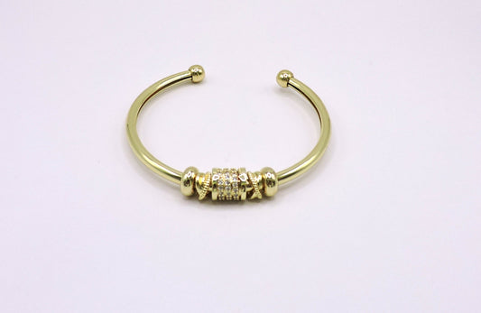 Goldfilled Bracelet with Zircons