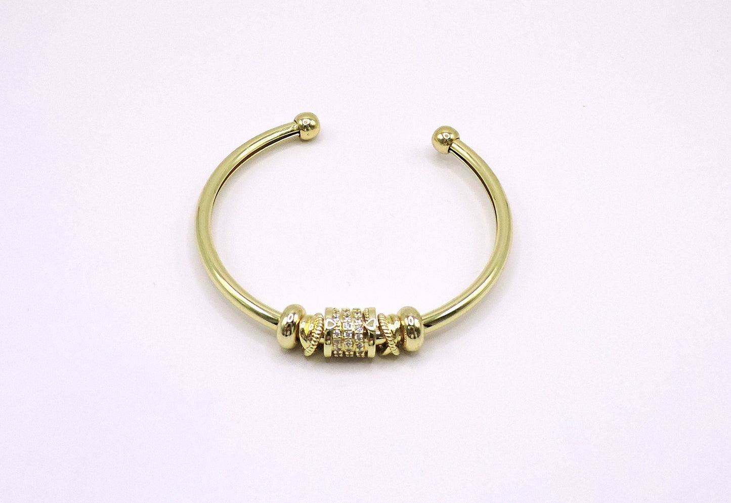 Goldfilled Bracelet with Zircons