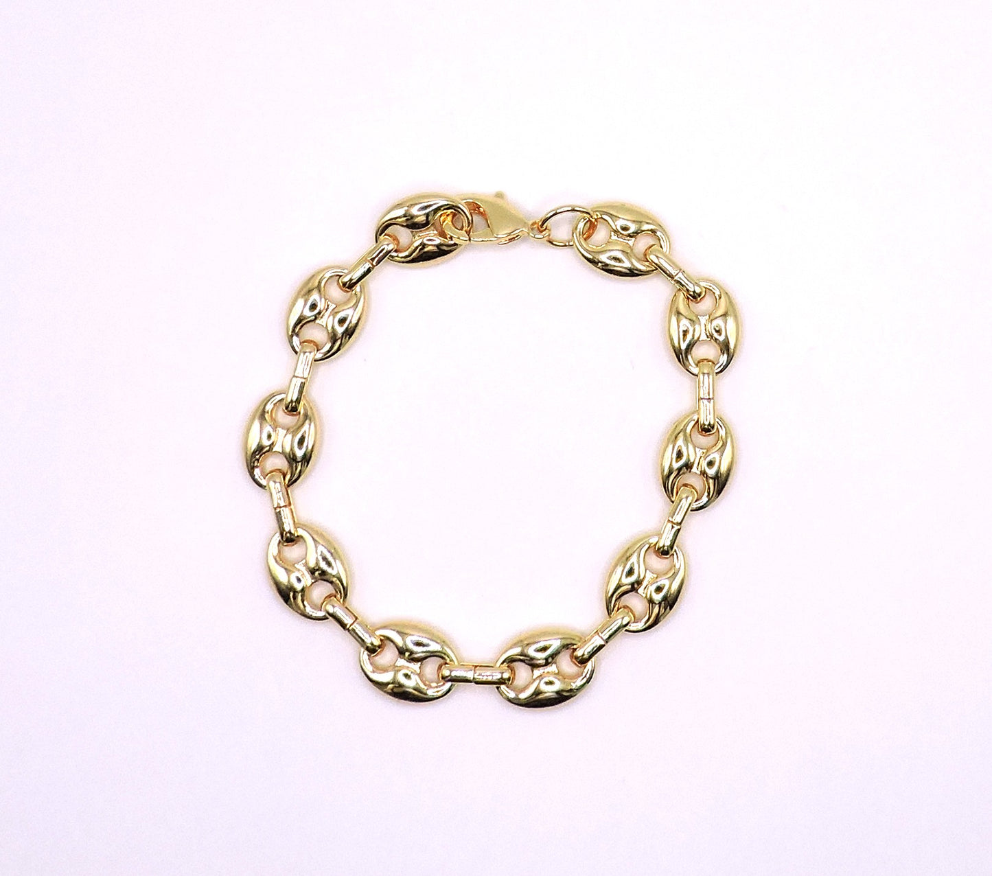 Goldfilled Large Coffee Bean Bracelet