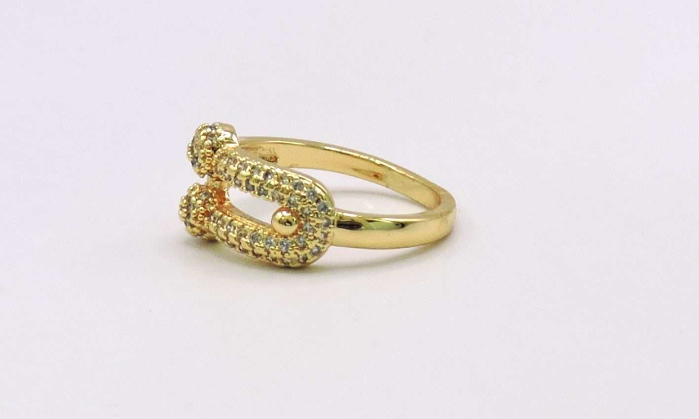 Gold-filled Micropave U-Ring