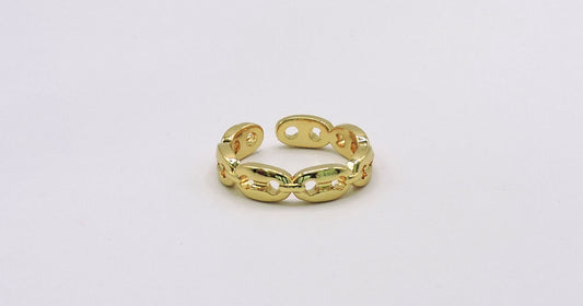 Goldfilled Coffee Bean Ring