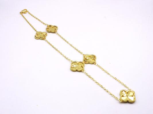 Gold Filled Clover Necklace