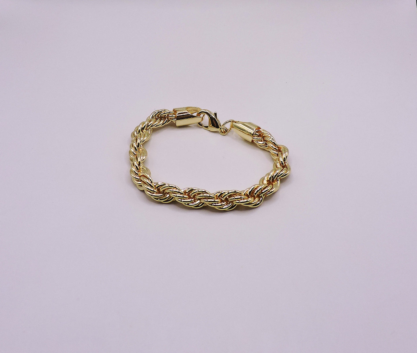 Thick Gold-filled Cord Bracelet