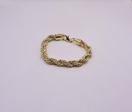Thick Gold-filled Cord Bracelet