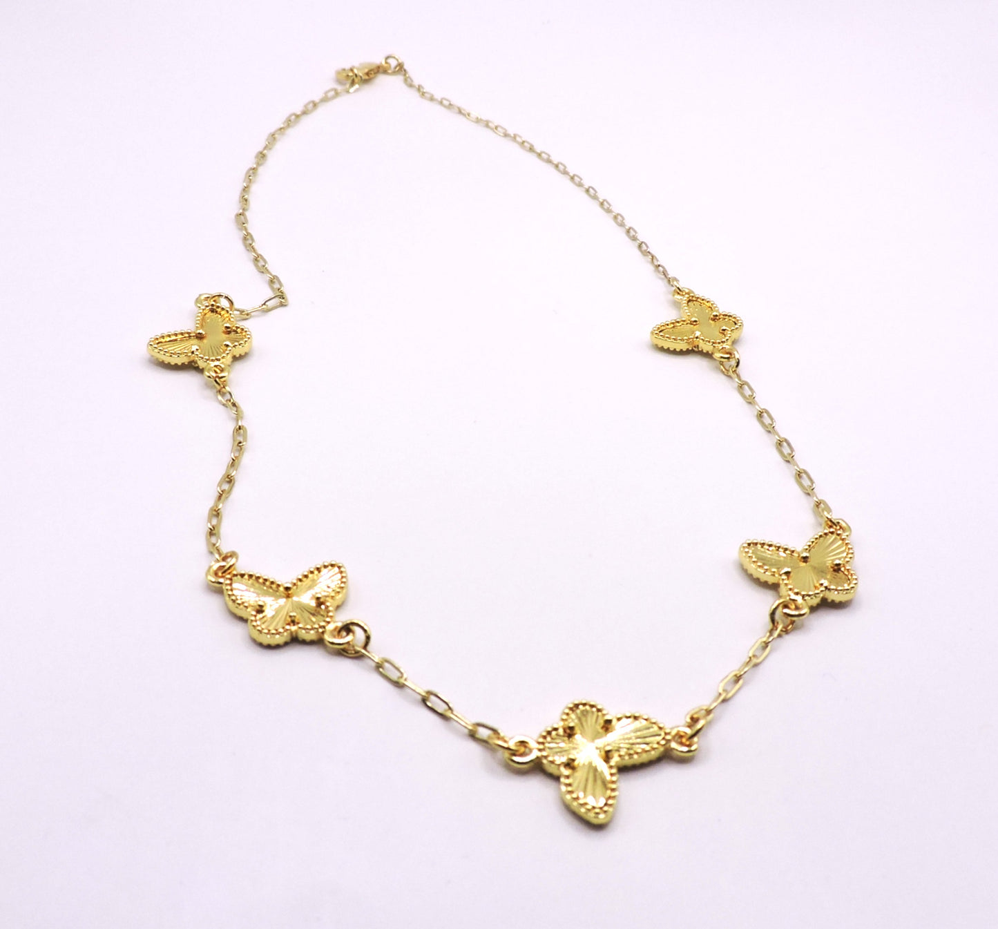 Gold Filled Butterfly Necklace