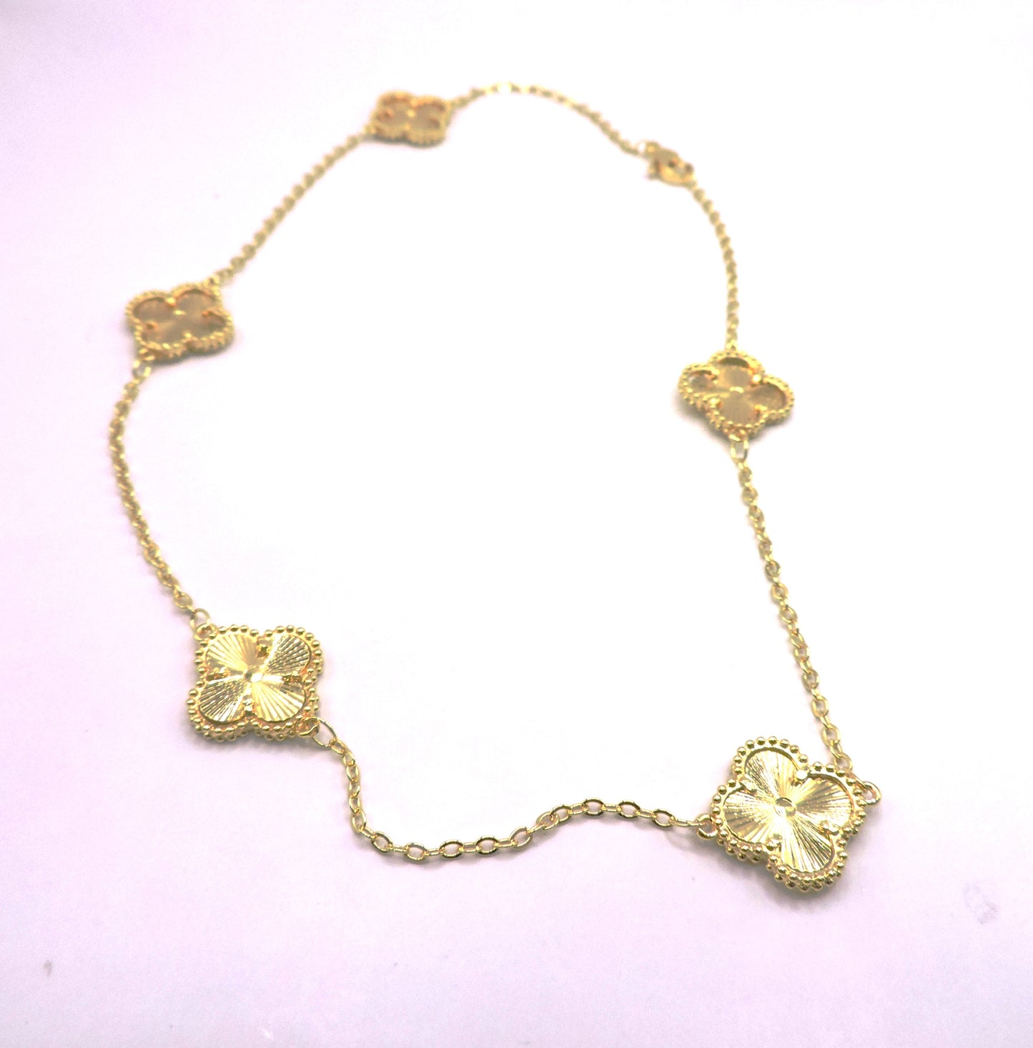 Gold Filled Clover Necklace