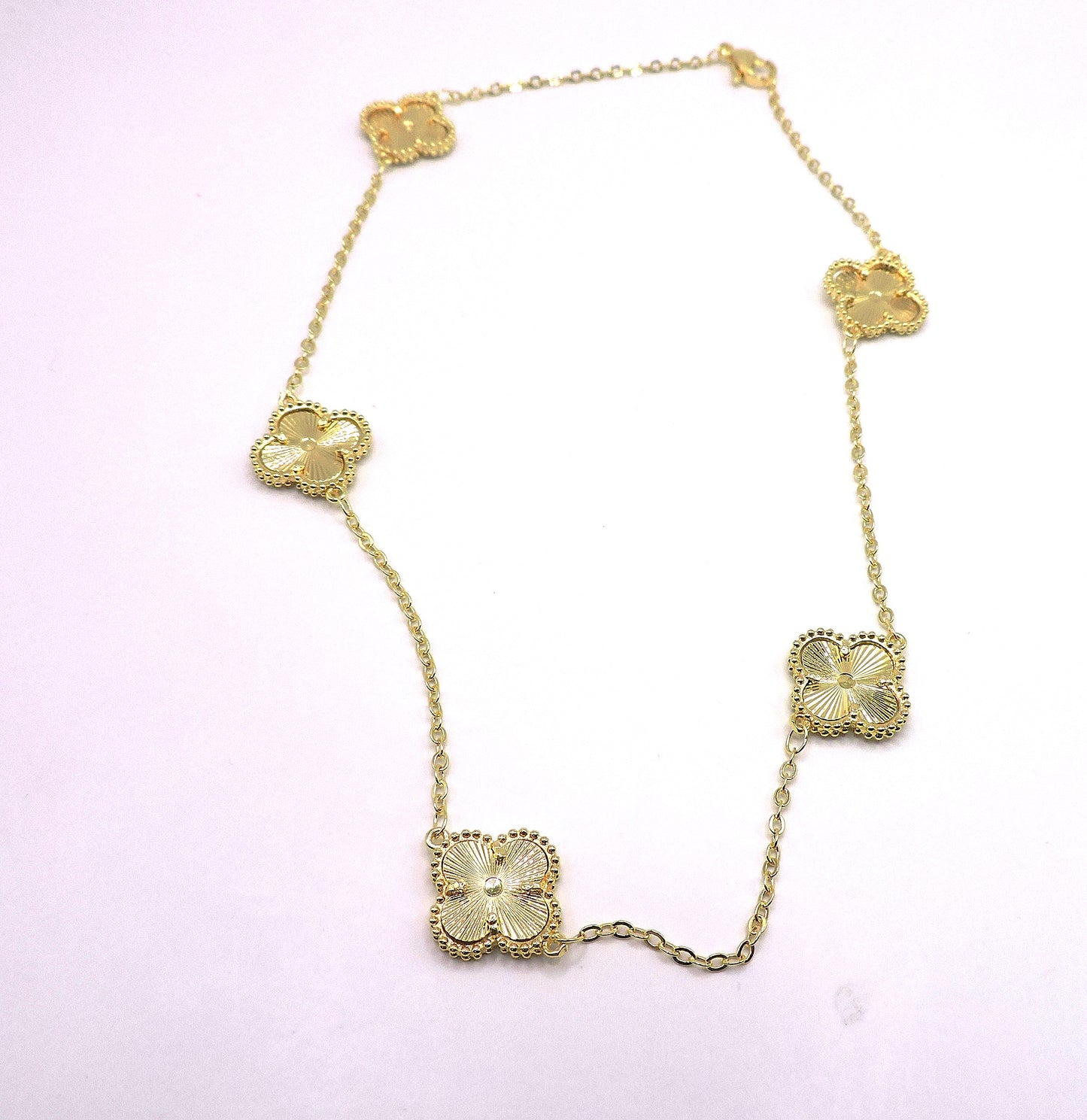 Gold Filled Clover Necklace