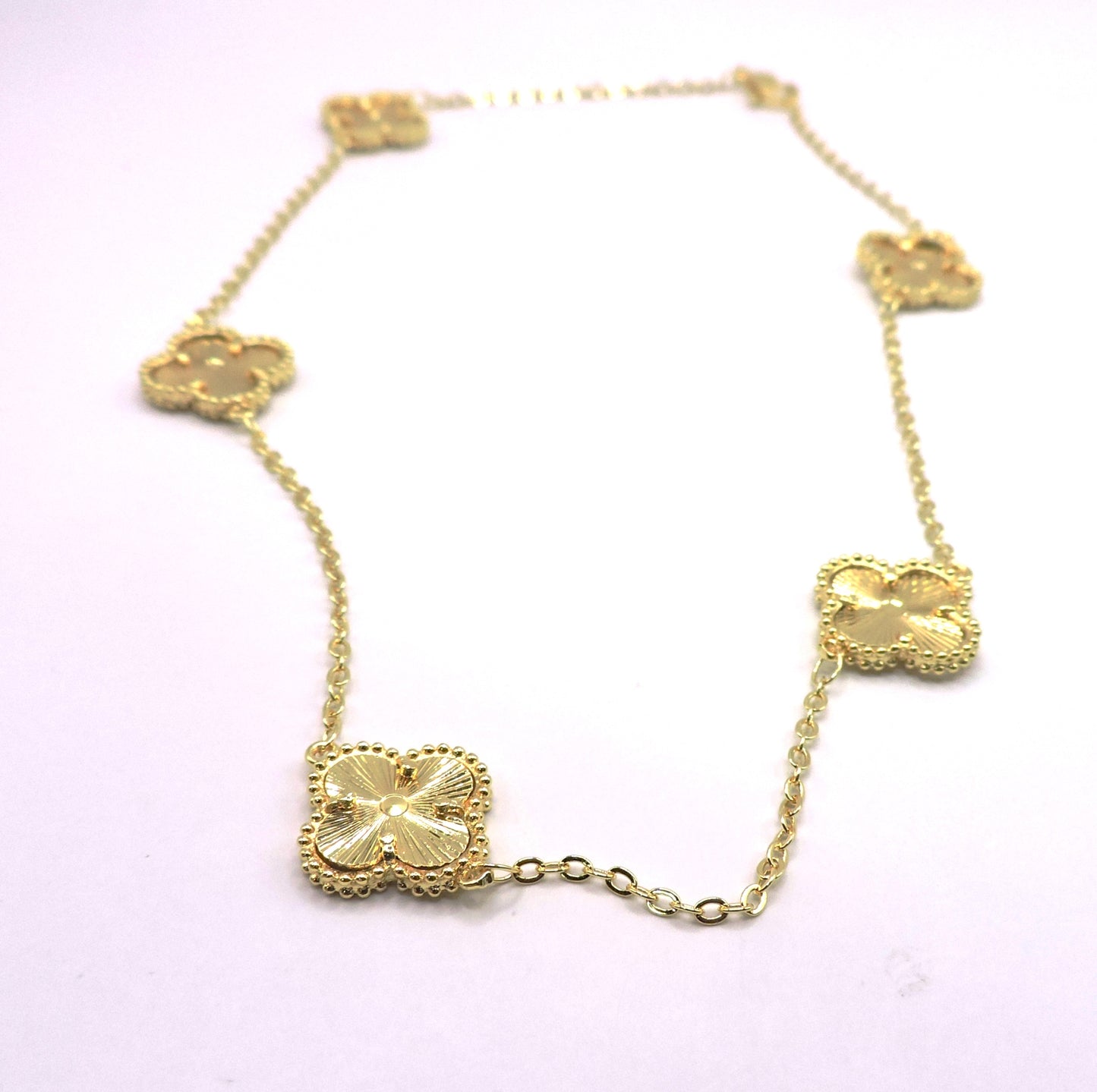 Gold Filled Clover Necklace