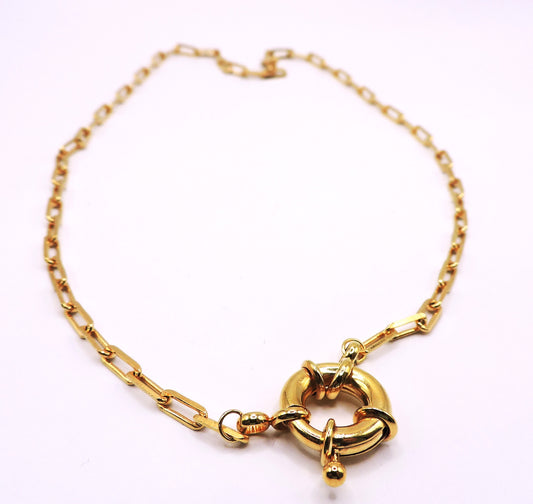 Necklace Gold-filled Fisherman's Clasp Chain.