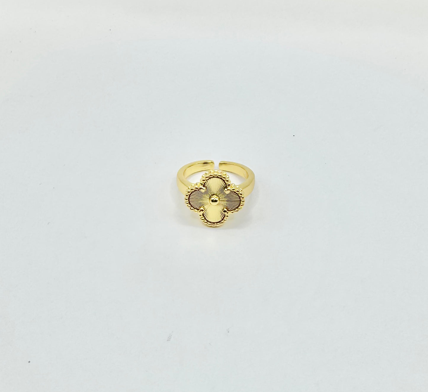 Gold Filled Clover Ring