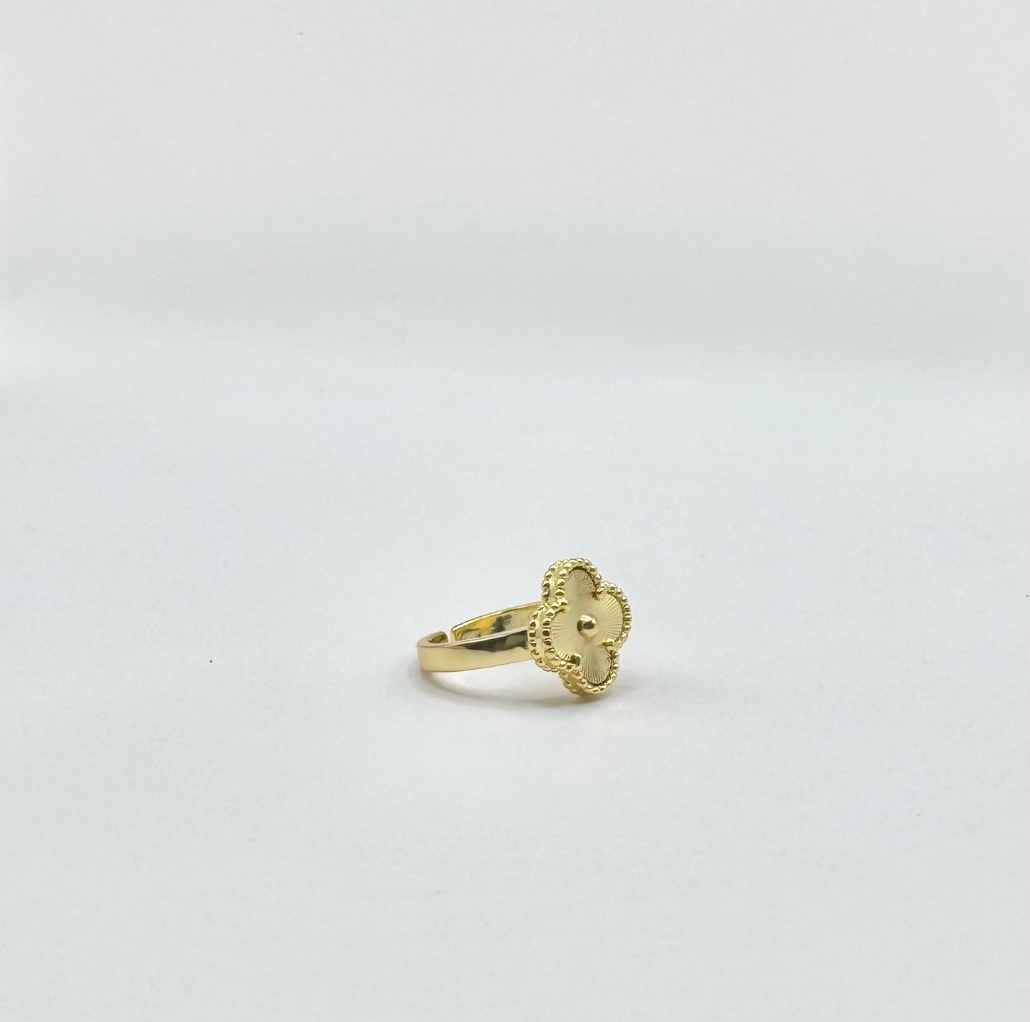 Gold Filled Clover Ring