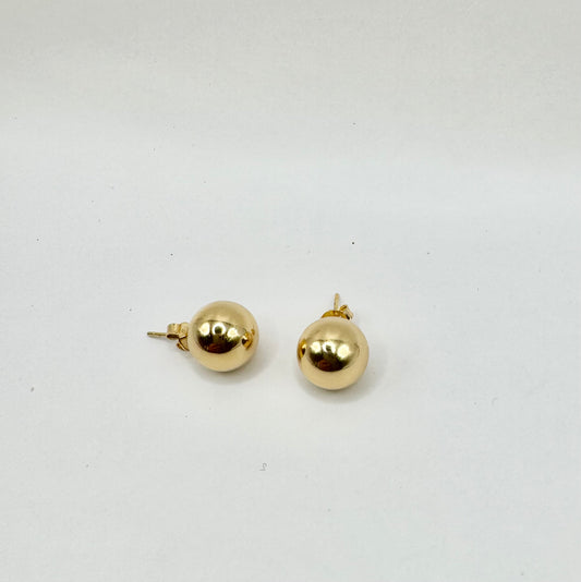 Gold Filled Ball Earring