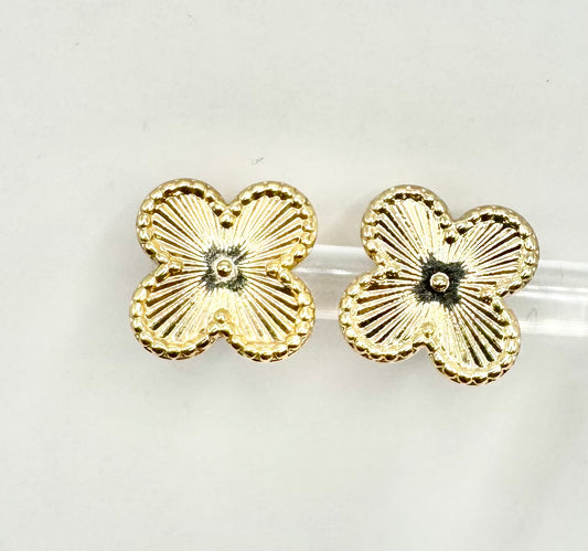 Gold Filled Clover Earring